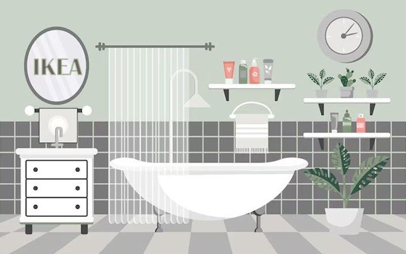 5 ابزار حمام ایکیا برای فضای کوچک